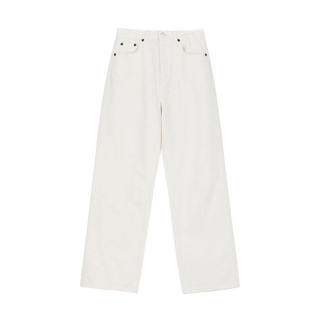 Maddy Straight Jeans Off White