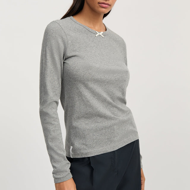 Messhu Long Sleeve Grey Melange