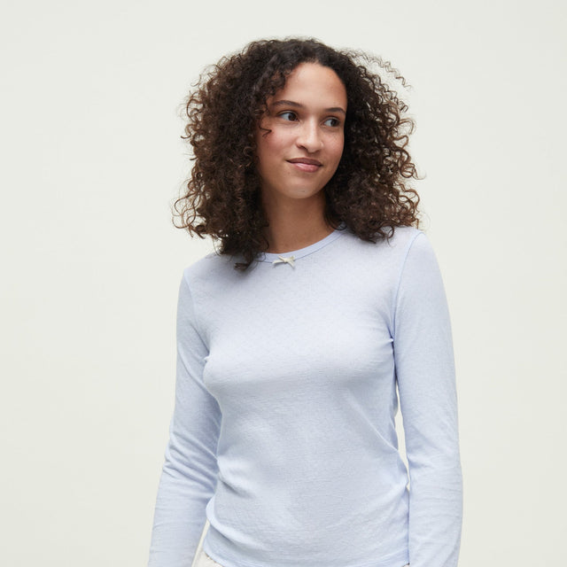 Messhu Long Sleeve Lyseblå