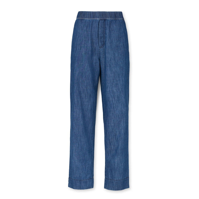 Aiayu Miles Pant Denim Blå - Bukser i Blå (Blue jeans ) Køb bukser hos Adelie. Dametøj på nørrebro og onlline til hele Danmark