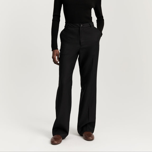 Milo Wool Pants Black