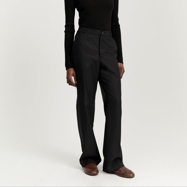Milo Wool Pants Black