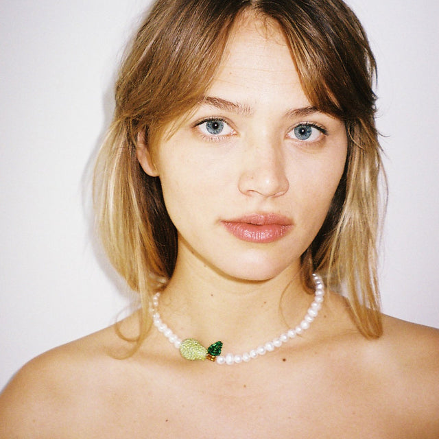 Pearl Pear Necklace