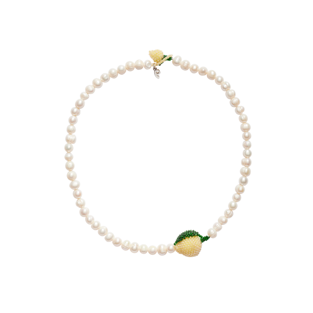 Pearl Lemon Necklace