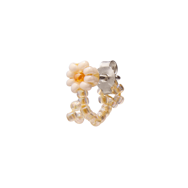 White Flor Huggie