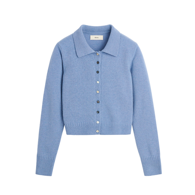 Paulina Uld Cardigan Lyseblå