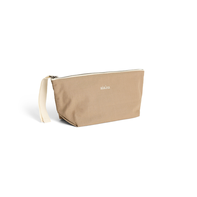 Pouch mini heavy poplin Light Earth