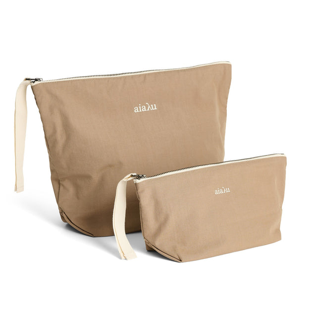 Pouch heavy poplin Light Earth