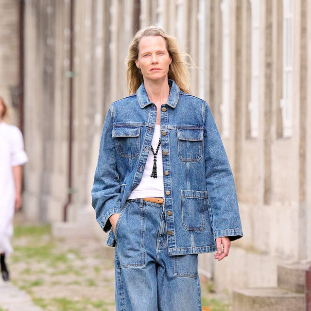 Margaux Denim Jakke Slouchy blue