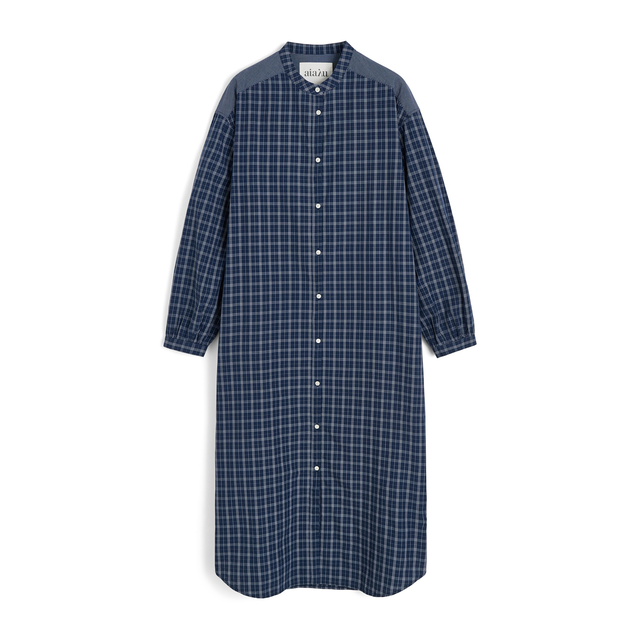Sani Dress Check Mix Navy