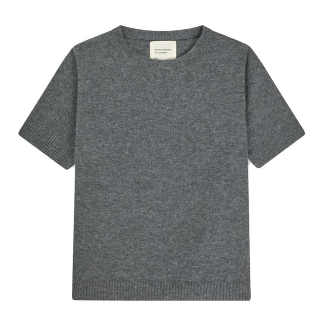 Peoples Republic of Cashmere Women's Bluse Heather Grey / Grå - Strik i grå (Heather grey) Køb strik hos Adelie. Dametøj på nørrebro og onlline til hele Danmark