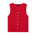 A.P.C. Ambre Vest Rød - Toppe i Rød (Red) Køb toppe hos Adelie. Dametøj på nørrebro og onlline til hele Danmark