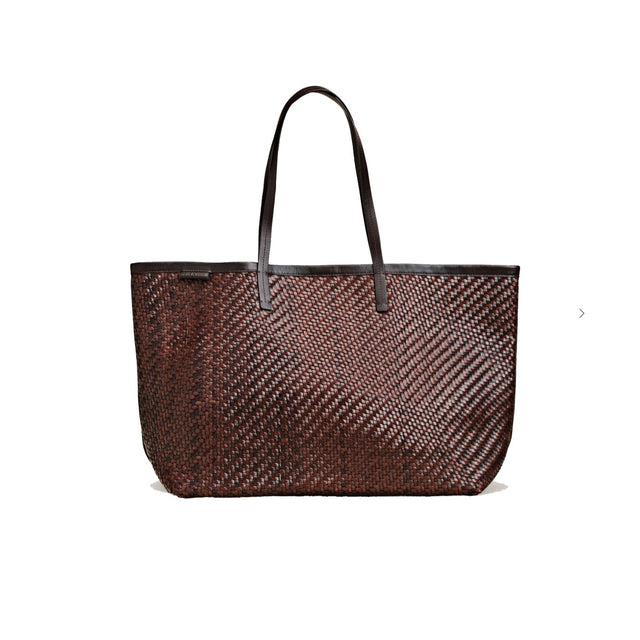 Isai Twill Shopper Brun