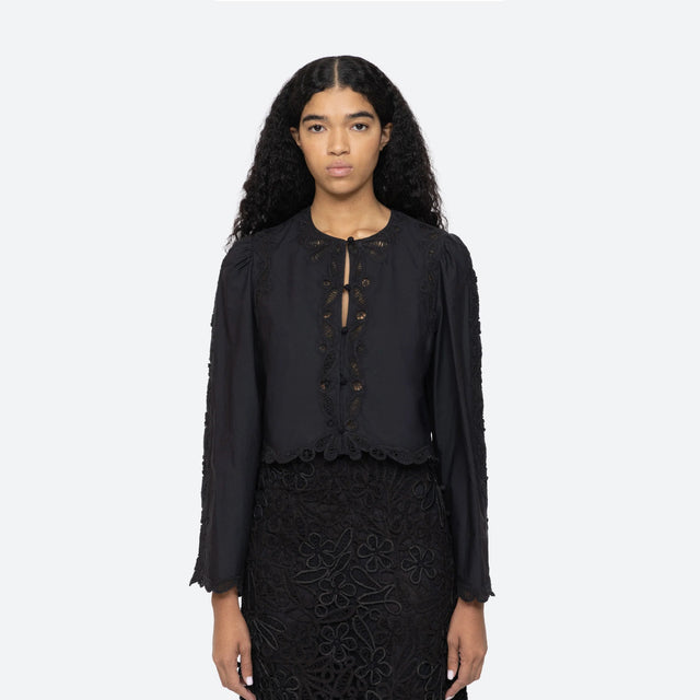 Sea New York Elke Bluse Sort - Bluser i Sort (Black) Køb bluser hos Adelie. Dametøj på nørrebro og onlline til hele Danmark