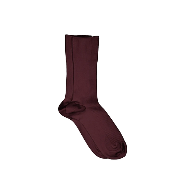 Supreme Cotton Socks Bordeaux