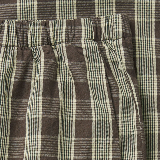Alba Pants Check Brown Checkered