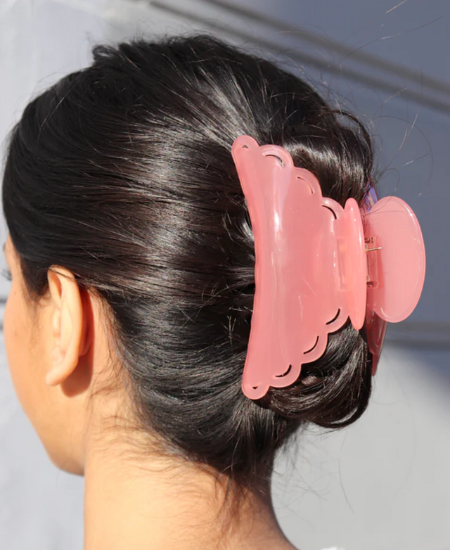 Giant Elly Hair Clip Old Rose