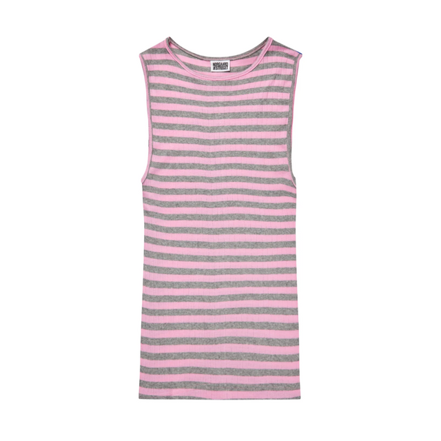 NPS Tank Top Broadway Light Pink/Grey Melange