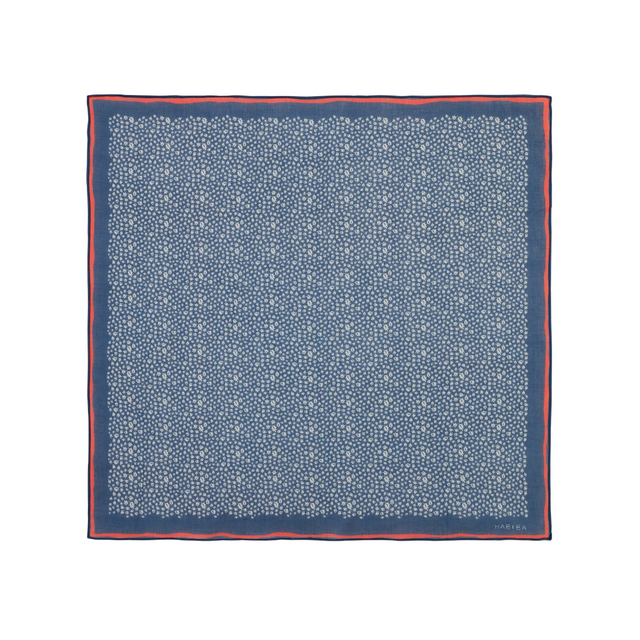 Autumn Leaf Scarf Blue