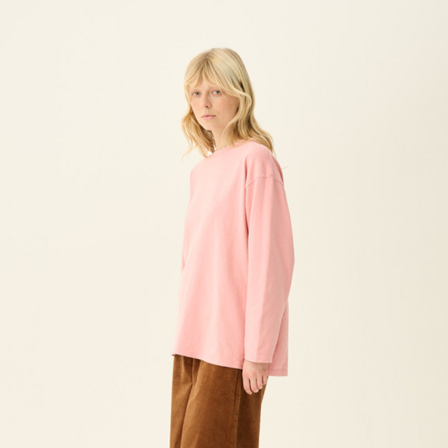 Tomoyo Jersey Blouse Powder Pink