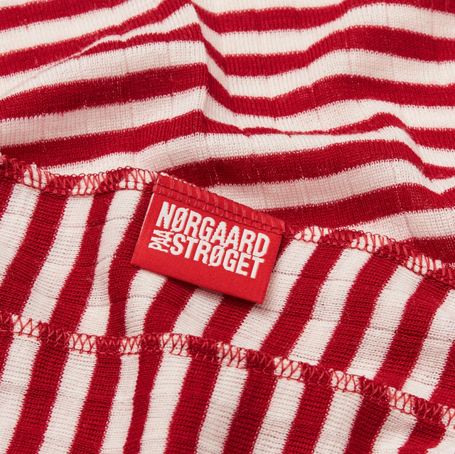 NPS Uld Tørklæde Red/Ecru