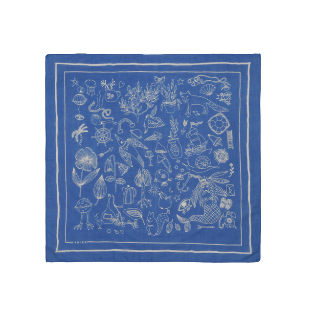 Vanessa Tørklæde Blå