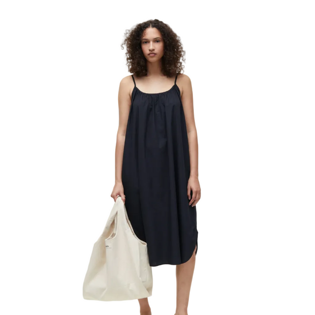 Strap Dress Black/Navy