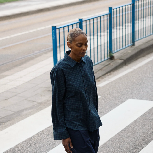 Penny Skjorte Ternet Grøn/Navy