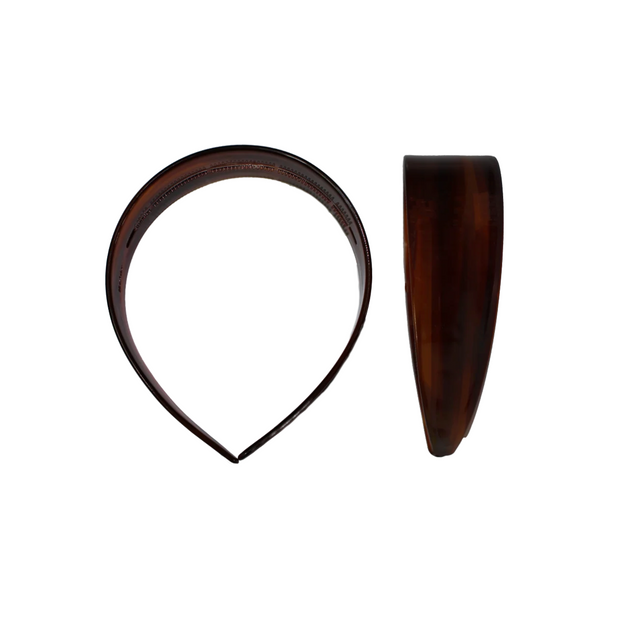 Carolyn Hair Clip Brown / Amber