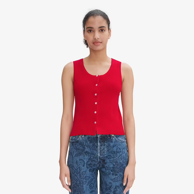 Ambre Vest Rød