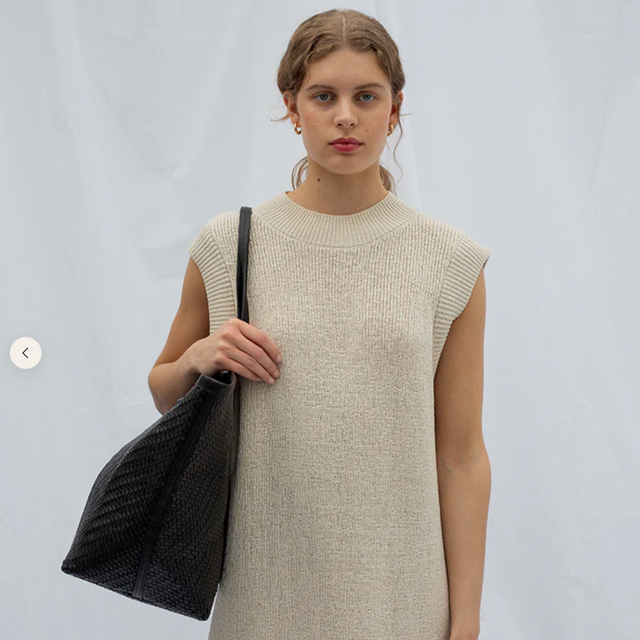 Isai Twill Shopper Brun