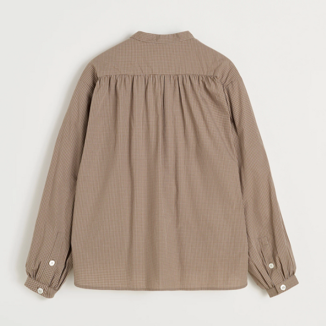 Heaven check Shirt Mix Fossil / Brown Check