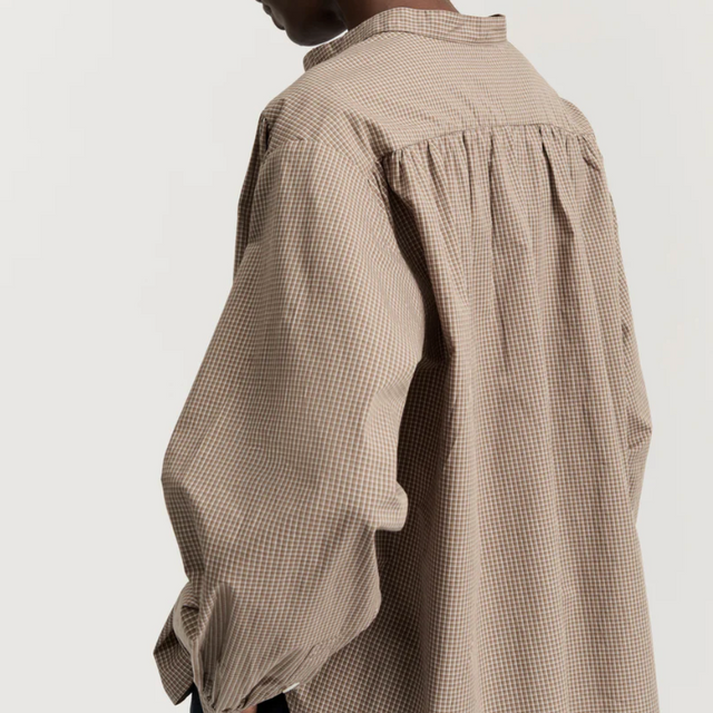 Heaven check Shirt Mix Fossil / Brown Check