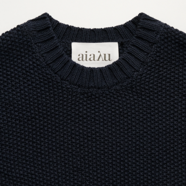 Vetla sweater – highland wool Dark Navy