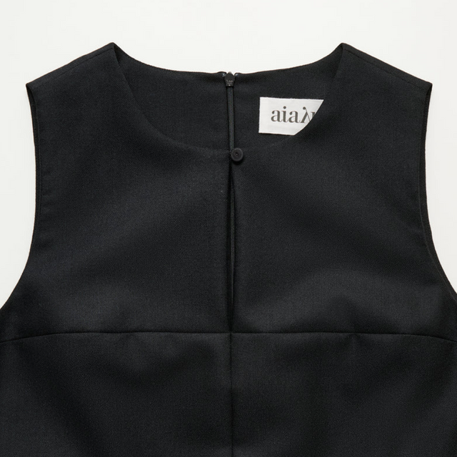 Martha uld Kjole Sort