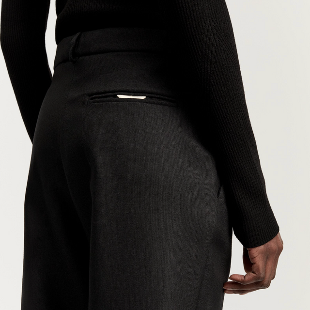 Milo Wool Pants Black