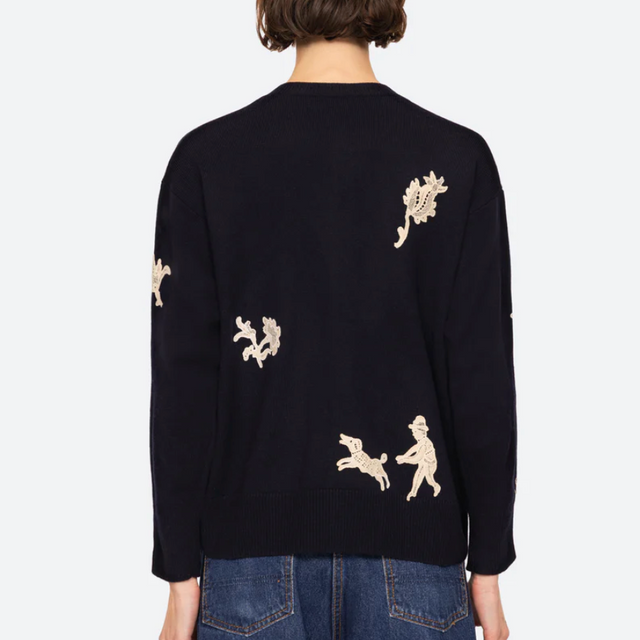 Mika Uld Cardigan Navy