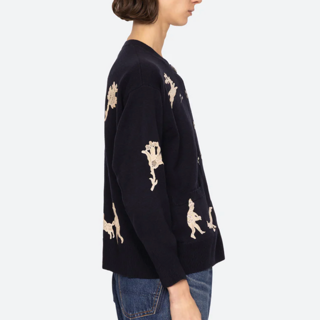 Mika Uld Cardigan Navy
