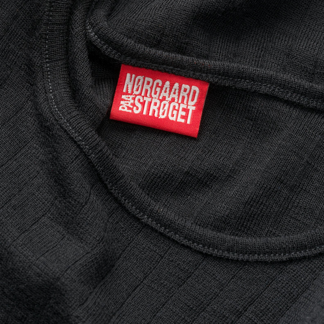 101 Uld Sort (Ekstra Længde)