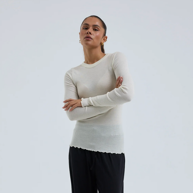 Wooly Long Sleeve Off-White