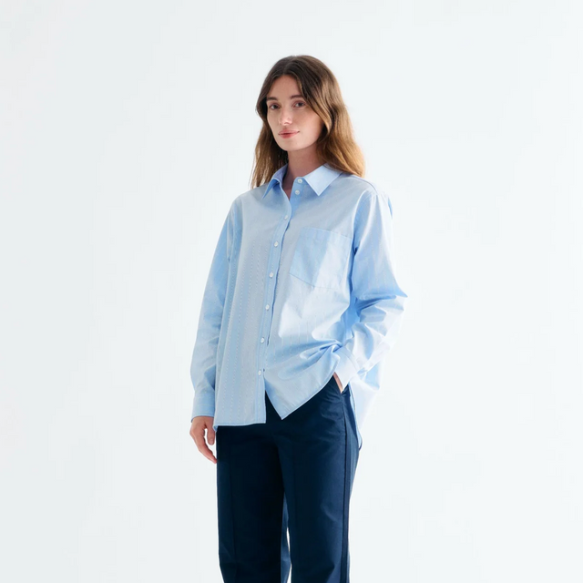 Elotta Skjorte Blå/Striber