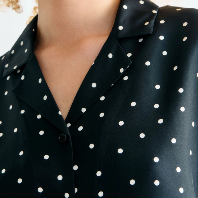 Birna Kortærmet Skjorte Sort