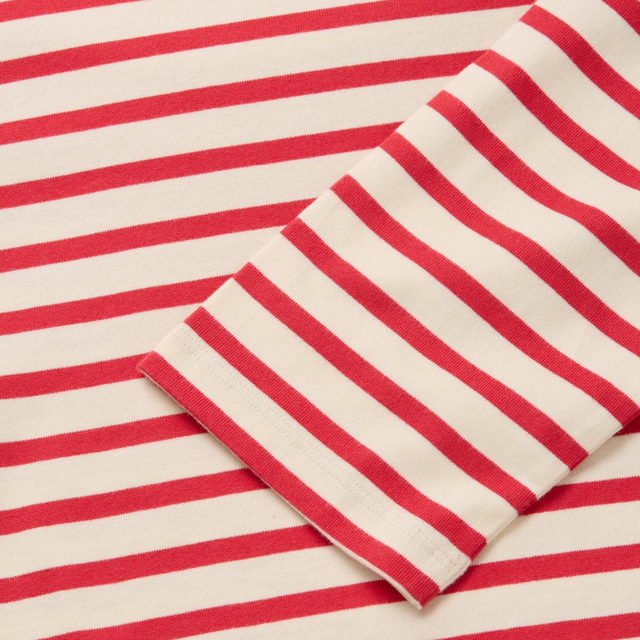 Marron Oversize Bluse Rød