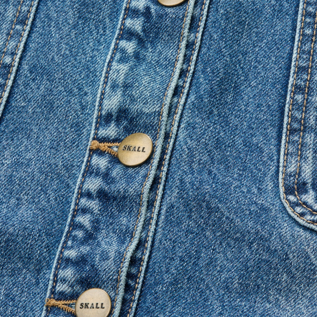 Margaux Denim Nederdel Slouchy blue