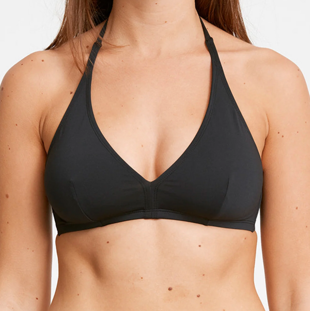 Shoulder Strap Bikini Top Sort