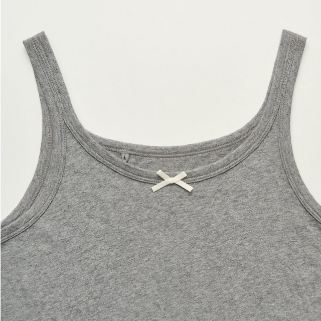 Messhu tank grey melange