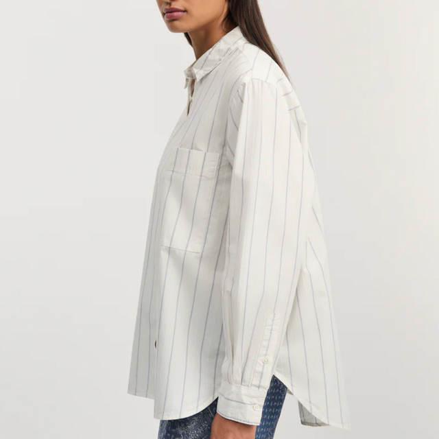 Lynette shirt champetra Mix French Blue