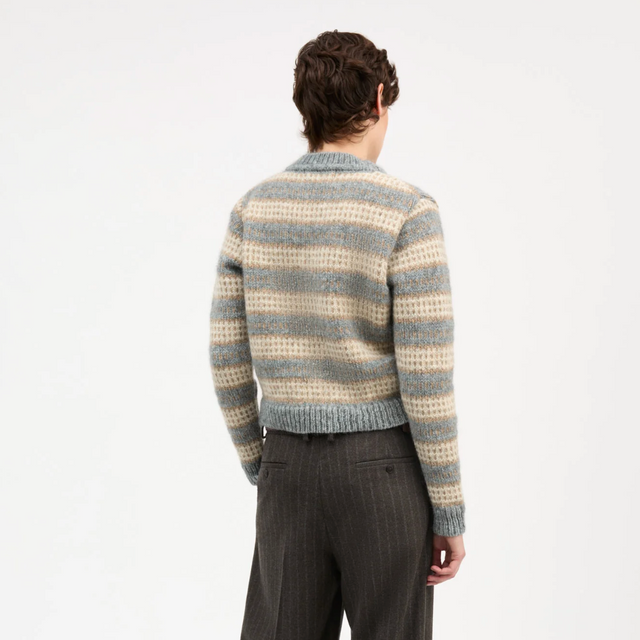 Svala O´Neck Sand/Beige/Stormblue intarsia