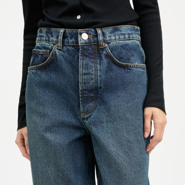 Cole Baggy Jeans Washed dark blue