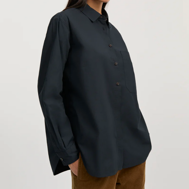 Lynette Shirt Dark Horn Black Navy